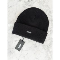 스투시 LOGO BADGE 커프 비니 ST715010 블랙 ONE SIZE
