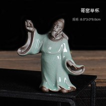 세라믹 전통 차총 다도 차 도구, L, 1개