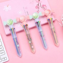 달콤사탕 특이한 선물용 귀여운 캐릭터 볼펜, 민트사탕
