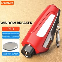 차량용 비상망치 안전용품 유리 탈출 망치 차업그레이드 18 비상 유리창 브레이커 벨트 커터 칼 차량 인명, 02