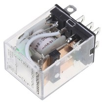 10A 미니 전자기 릴레이 전자 모듈 DPDT 8 핀 LED 램프, 1개