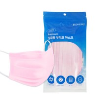 소하임 프리미엄 일회용 마스크 대형 핑크, 10매, 1개