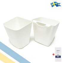 이케아 SUNNERSTA 보관용기 레일 트롤리 걸이대 화이트 2개 1세트 + 일회용 손소독제 2p