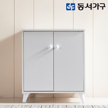 동서가구 홈즈 미니 틈새 수납장 600 도어형 HSG004, 화이트