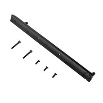 전동 킥보드 안장 세그웨이 나인봇 ES1 ES2 ES3 ES4 외부 배터리 장착 브래킷 홀더 레일 가이드 나사 전, 한개옵션1, 01 Black