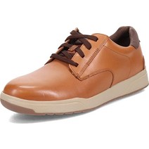 Rockport 남성용 브론슨 플레인 토 스니커즈 탠 가죽