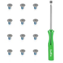 LeFix M2x3 Torx T5 나사 12개 + Dell XPS 13 9343 9350 9360 |XPS 15 9550 9560 9570|Precision M5510 5520 5, Silver