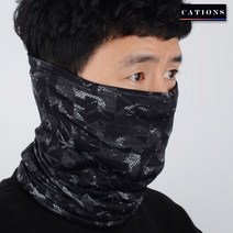 지원군몰 국산 가을 겨울 간절기용 멀티스카프 기모 목토시 기능성 넥워머, 페인팅-검정