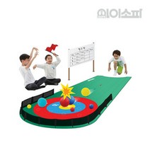 [AKMALL]뉴스포츠 유아 체육 교구 컬링 매트볼 (ID-CM78), 그린, 레드