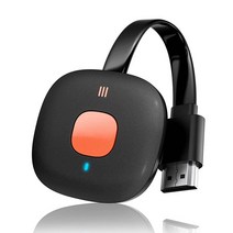 TIMBOOTECH 무선 HDMI 디스플레이 동글 어댑터 TV용 스트리밍 장치 휴대폰/패드/OS/안드로이드/PC/맥OS to TV/프로젝터/모니터용 WiFi 스트리밍 비디오 수, Orange
