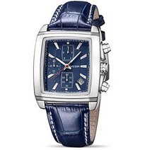 MEGIR Mens Sports Chronograph Watches Luminous Rectangle Business Analog Quartz Watch with Stylish