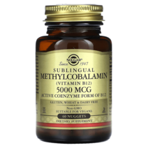 솔가 설하 메틸코발라민 비타민B12 5000mcg 60정 비건