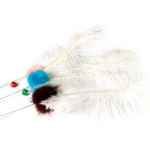 힐링타임 노라조 타조깃털스틱 (색상랜덤) NH-0153, 단일옵션