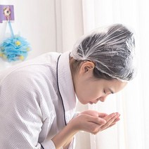 다용도 일회용 비닐 헤어캡 100P세트 투명 방수캡 1세트(100P), 20개