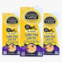오레곤챠이 차이 티 라떼 더 오리지널 글루텐 프리, 946ml, 3개