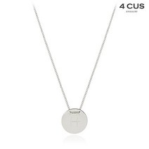 4CUS 4CUS 코인이니셜목걸이_F92AN21293G