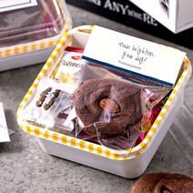 브라우니+종합과자10종 고급 간식 답례품 시보해제 고급 단체선물 웨딩선물 잔치 결혼 스승의날 승진턱 퇴사 청첩장 환갑 조문 웨딩, 24H6_별점 5점 수제 브라우니쿠키 도시락