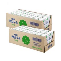 매일 저지방 1% 멸균우유 200ml 48팩, 상세페이지 참조