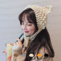고양이 뜨개귀마개 여자 니트귀도리 5color 갓샵 귀돌이