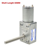 웜기어 감속기 4632-370 12V 볼트 DC M6 나사 샤프트 길이 50MM 3V6V24V 웜 기어드 모터 역방향 감속 자, 17 150rpm_03 24V