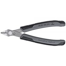 KNIPEX Tools 78 03 125 ESD 전자 슈퍼 가위 12 7cm