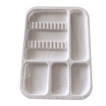 치과성분 치아미백 셀프치아미백제 1PCS 치과 플라스틱 팔레트 트레이 Segregated 배치 악기 가전 소모품, 04 white