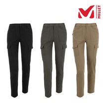 밀레 MILLET 3칼라 여성 여자 가을 슬림핏 등산 및 아웃도어 트레킹 마운틴 카고 바지 팬츠