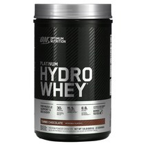 Optimum Nutrition 유청단백질 플래티넘 하이드로 웨이 터보 초콜릿 795 g(1.75 lbs), 1개
