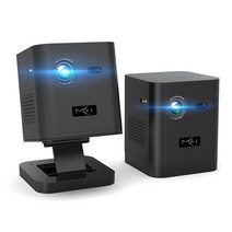 mei 미니 빔프로젝터 3D 빔 프로젝터 가정용 캠핑용 무선