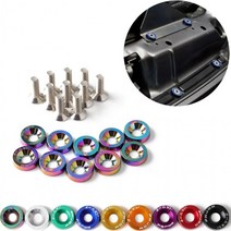 펜더와셔볼트 알루미늄 휀다 와샤 볼트 번호판, 퍼플 KGD07810