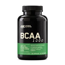 옵티멈뉴트리션 Optimum Nutrition Instantized BCAA 캡슐 케토 친화적인 분지쇄 필수 아미노산 1000mg 400개, 무향, 60 카운트(1팩)