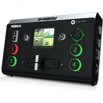 RGBlink 미니 프로 V1 멀티 카메라 비디오 믹서 스위처 온보드 모니터 4K HDMI 라이브 스트리밍 키 로고 오버레이 USB 3.0 출력, mini-pro