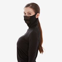 루핏스포츠 여성 UV차단 쿨 냉감 여성 골프 귀걸이 매쉬 마스크 이너웨어 티셔츠 (일체형)