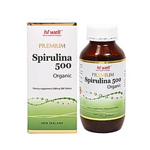 ﻿뉴질랜드 하이웰 프리미엄 오가닉 스피루리나 500mg 500정 Organic Spirulina, 1box