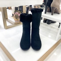 탠디 X21503 BLACK 여성하프 털부츠 4cm 미셸by탠디 TW119