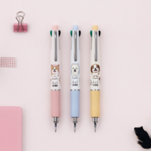 동아측기 국산펜 자바펜 [자바] 0.5 제트4+1 자바펫 (유성+샤프) 초저점도, 리필파랑