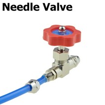 에어 밸브 어댑터 공압 볼 퀵 피팅 4 6mm 8mm 10mm 12mm 컴프레서 호스 워터 튜브 니들 조절 유량 제어 크레인 커플 링, [01] SA, [01] 4mm