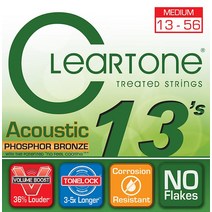 Cleartone - Phosphor Bronze Acoustic Medium / 어쿠스틱 스트링 013-056 (7413)