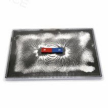 대형 평면 자력선 관찰 실험기 (300x200mm)/과학 실험 키트 교구 도구 만들기