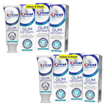 Gum Detoxify Deep Clean Toothpaste 디톡스 딥클린 치약 104g 6팩 Crest 크레스트, 6개