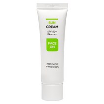 페이스온 썬크림 50+pa++++ 무기자차 시카선크림, 50ml