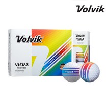 볼빅 VISTA3 프리즘 360 퍼팅라인 골프공 홀인원 기념볼 제작, 1개