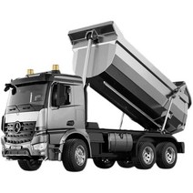 16채널 스케일 RC 메탈덤프트럭 120 RC카 벤츠 AROCS, E590 1200mAh 2000mAh배터리2개
