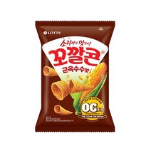 롯데 인간사료 스낵바 봉지과자 꼬칼콘 군옥수수맛 134g 3봉 사무실다과 홈파티, 23개