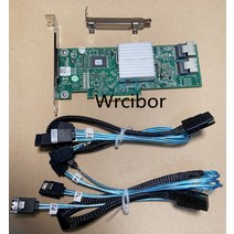 어댑터 부품 호환 컴퓨터 중고 Dell Perc H310 SATA/SAS HBA 컨트롤러 RAID 6Gbps PCIe x8 LSI 9240-8i M1015+SFF-8087 ~ (4, 단일옵션