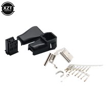 오디오 입력 AUX 플매트 카펫 러그 12 핀 Pioneer 메인 박스 헤드 유닛 CD/라디오 IP-BUS 소켓 수정 DIY 조립 커넥터