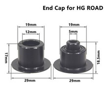자전거 마이크로 스플라인 프리 허브 MTB 도로 컨버터 엔드 캡 어댑터 11/12 속도 MS HG DT 바디 드라이버 XD DT240 350, HG ROAD End Cap
