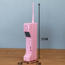편집샵 촬영 장식 소품 빈티지 다이얼 감성 복고풍 복고 구식 유럽풍, 핑크색