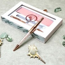 바보사랑 문구 펜시 용품 몽크로스 로즈 크리스탈펜.디작소