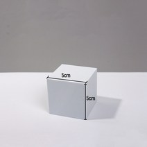 스튜디오 촬영 천 배경 원단 크로마키 스크린 단색 사진 거품 기하학적 큐브 테이블 소품 장식 사진 포즈 장식품, 5x5x5cm, Orange